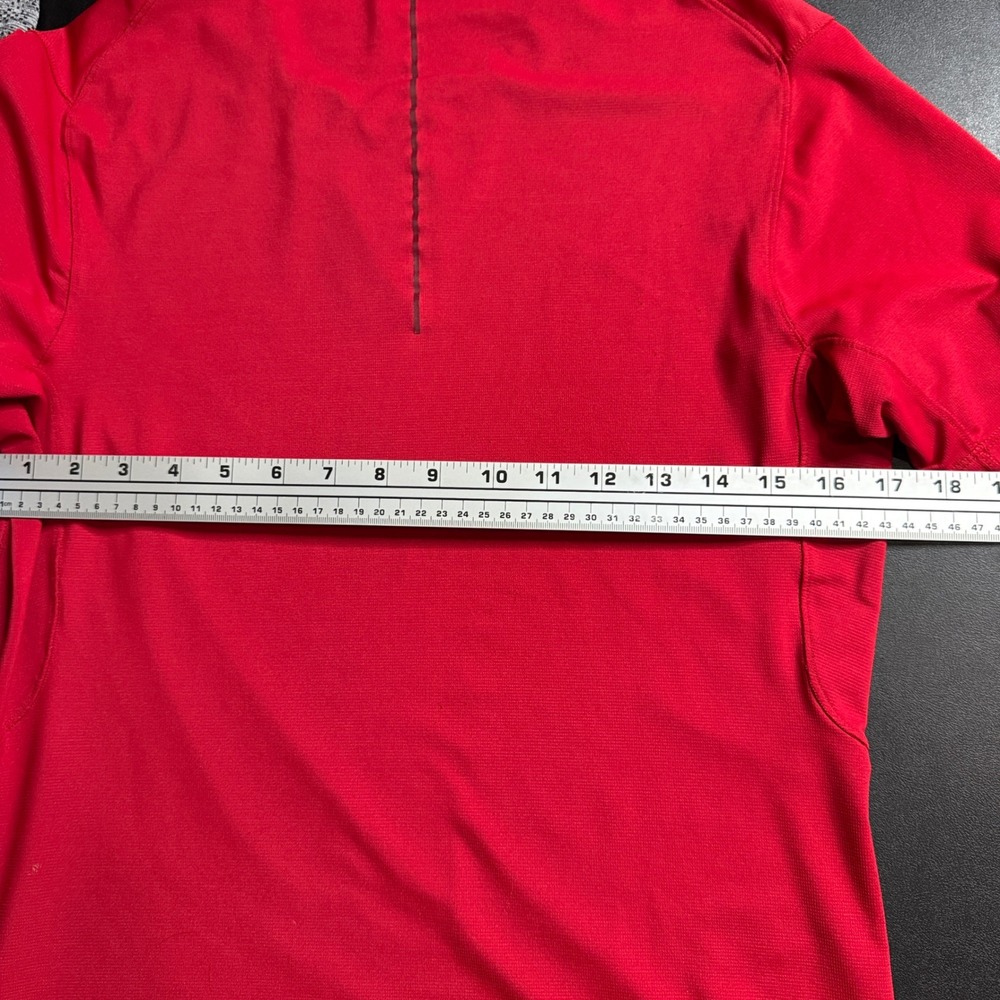 Lululemon Mens Red Swiftly‎ Tech Short Sleeve Athletic Training Shirt Medium - Picture 4 of 6